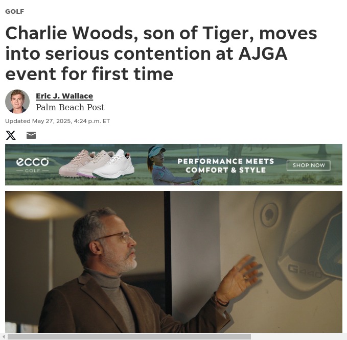 Charlie Woods Chasing History at AJGA