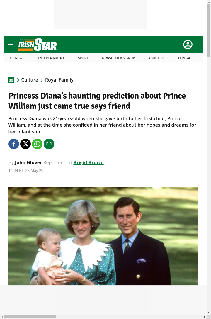 Diana’s Chilling William Prediction 👑