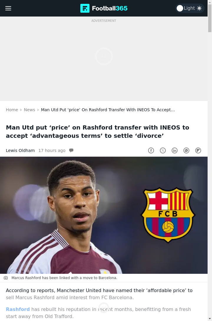 Rashford’s Next Move: Barca or Villa?