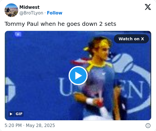 Tommy Paul’s Wild Comeback at Roland-Garros