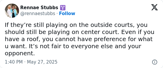 French Open Roof Drama: Fair or Foul?