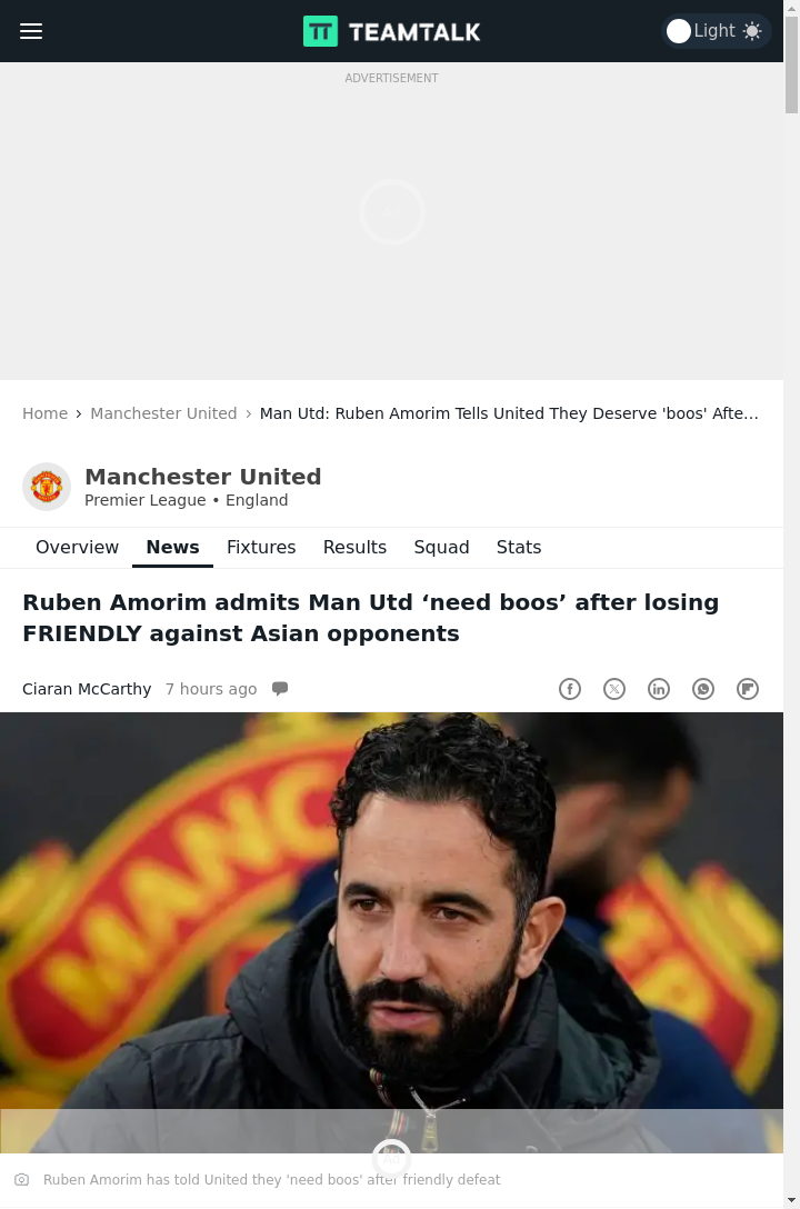 Red Devils Booed After ASEAN Shock