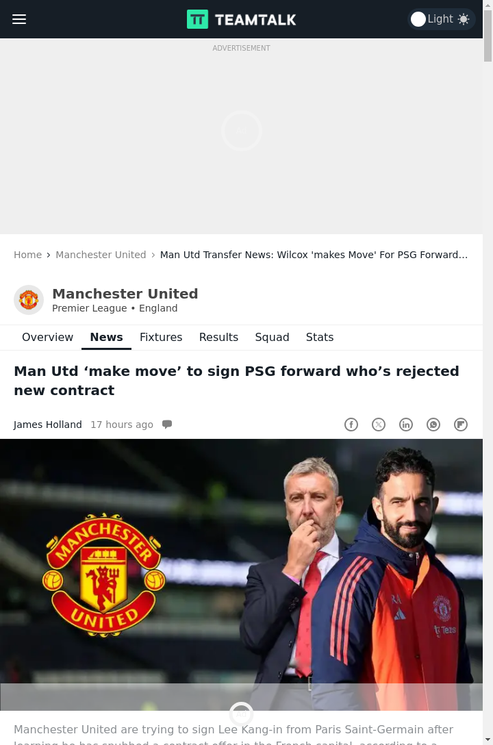 Red Devils Eye PSG’s Lee After Contract Snub