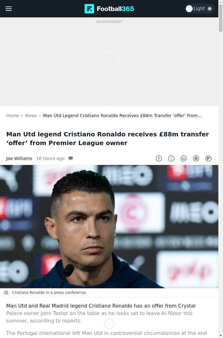 CR7’s Next Move: Palace or Botafogo?