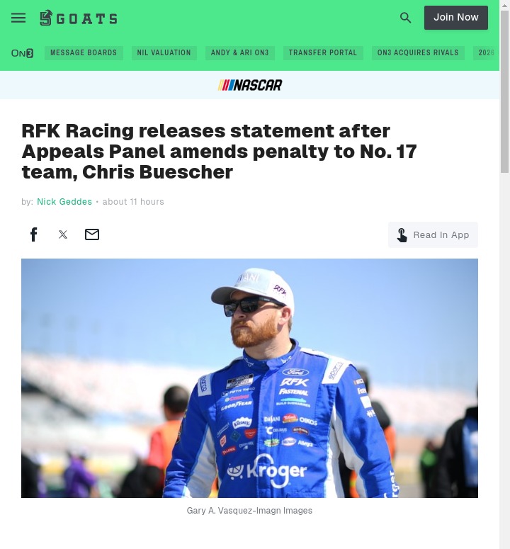 Penalty Cut: Buescher Back in Playoff Mix