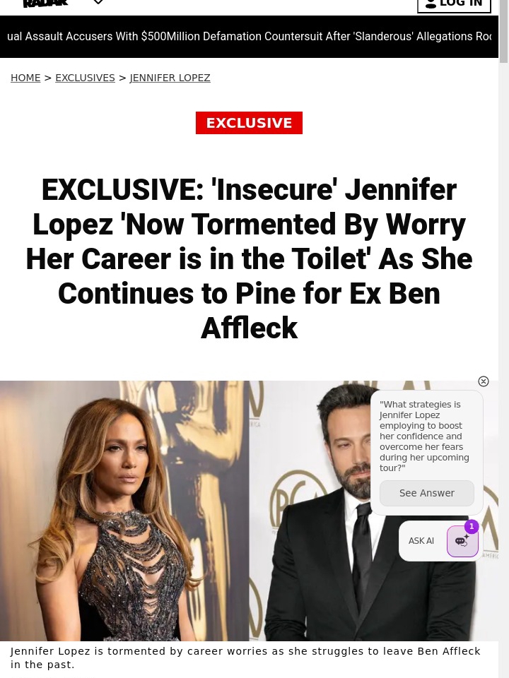 J.Lo’s Comeback Tour: Desperate or Determined? 🎤