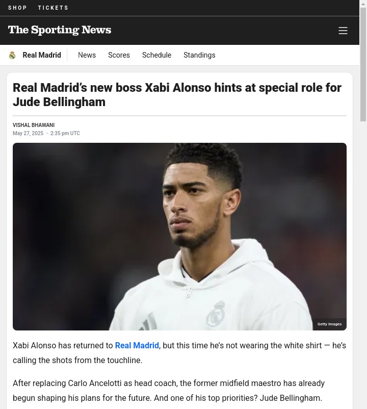 Xabi’s Masterplan: Jude the New Midfield King?