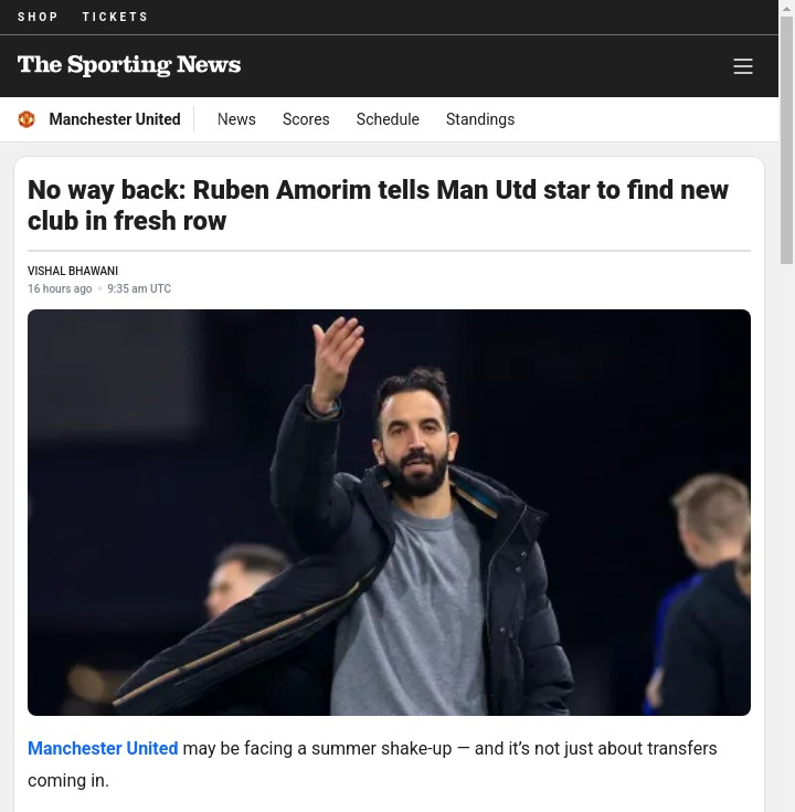 Garnacho’s Old Trafford Exit Looms?
