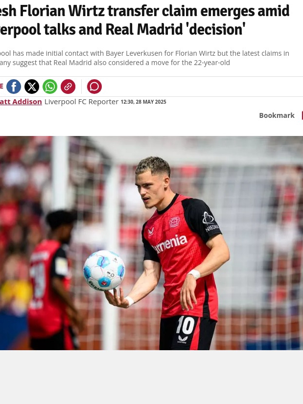 Wirtz to Anfield? Reds Beat Madrid & Bayern?