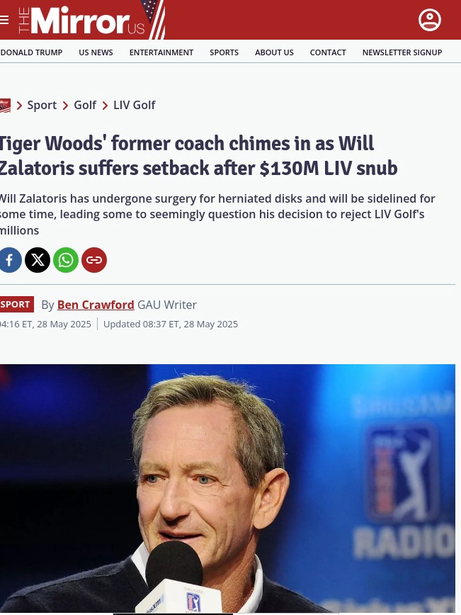 Did Will Z Regret Passing on LIV Millions?