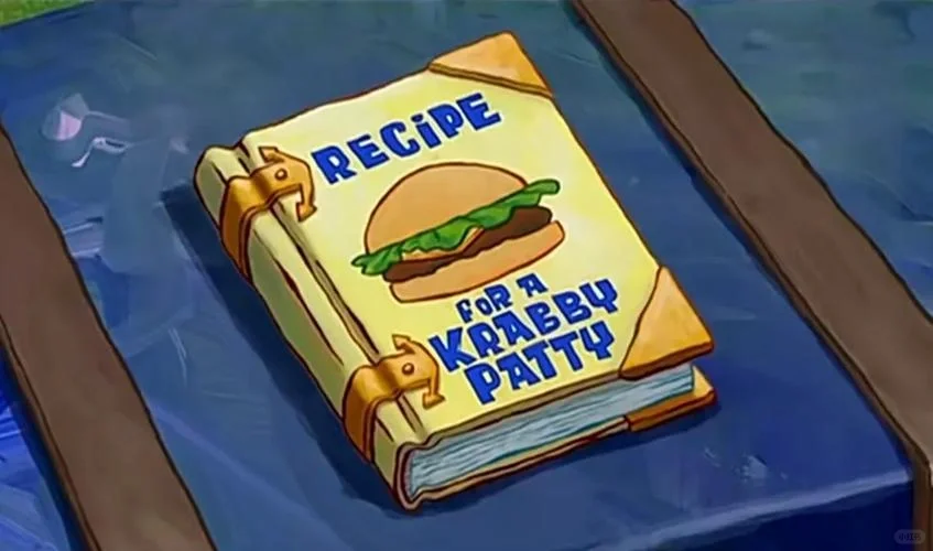 The recipe for a Krabby Patty!