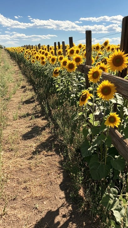 why are my sunflowers obsessed with my neighbor’s yard?