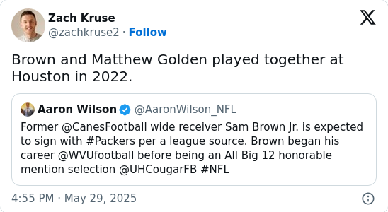 Packers WR Room Gets Even Deeper!