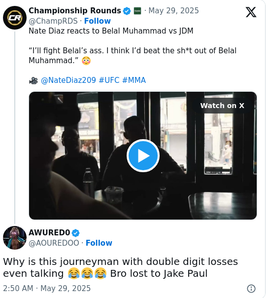 Diaz Calls Out Belal After Loss—Fans React