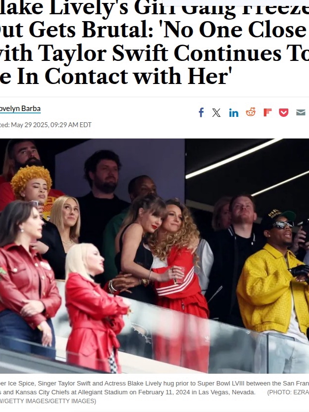 Blake Lively Out of Taylor’s Squad? 👀
