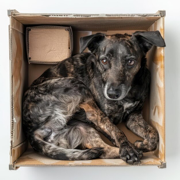 My Dog Thinks Every Box Is a Throne