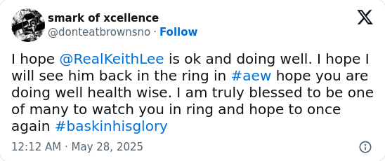 Limitless Keith Lee Teases In-Ring Comeback