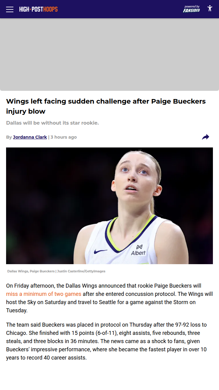 Wings Face Sky Rematch Minus Paige Buckets