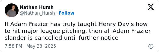 Did Frazier Just Save Davis’ Career?