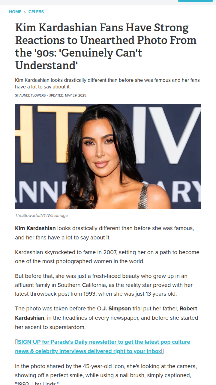 Kim’s 90s Throwback Sparks Surgery Debate 😲