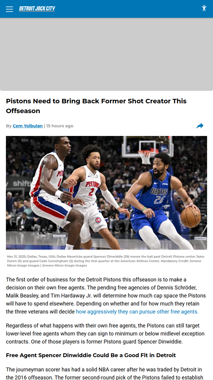 Should Detroit Give Dinwiddie a Second Shot?