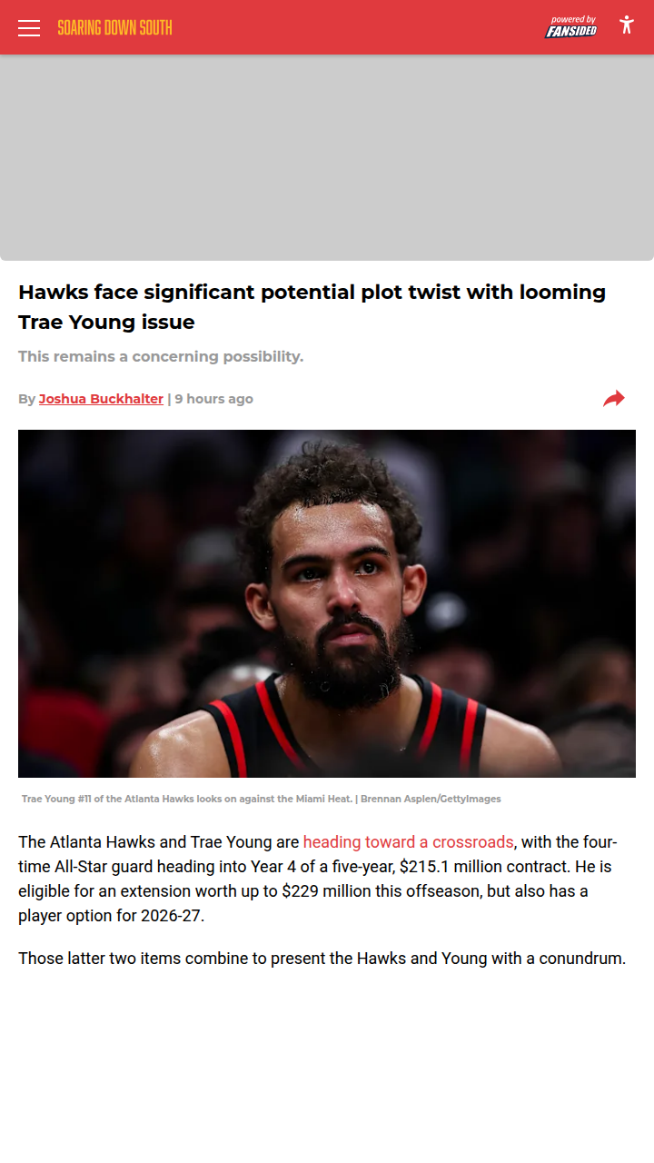 Ice Trae’s Future: Stay or Go?