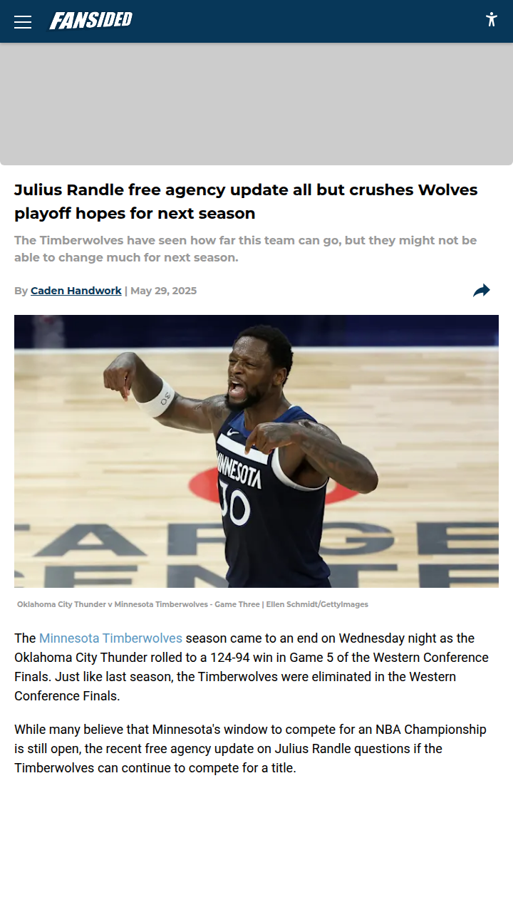 Will Randle Run It Back with the Wolves?