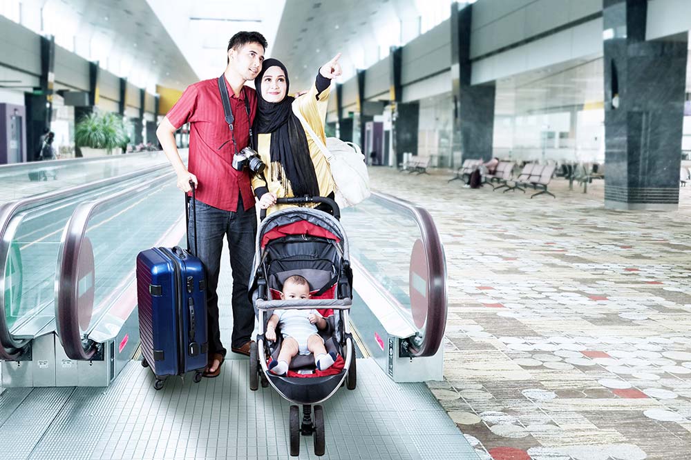 how do you travel with a buggy board on flights?