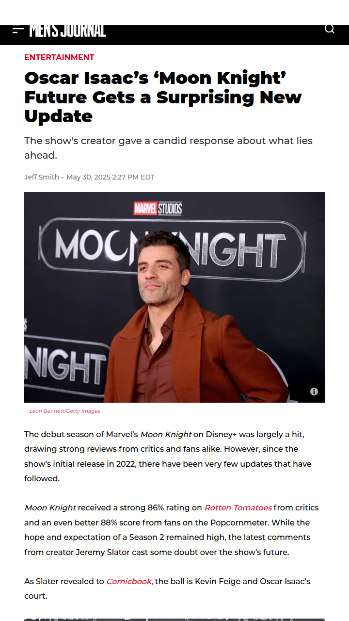 Moon Knight S2? Oscar Isaac Holds the Cards 🃏