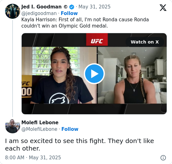 Peña vs Harrison: Rousey Comparisons Heat Up
