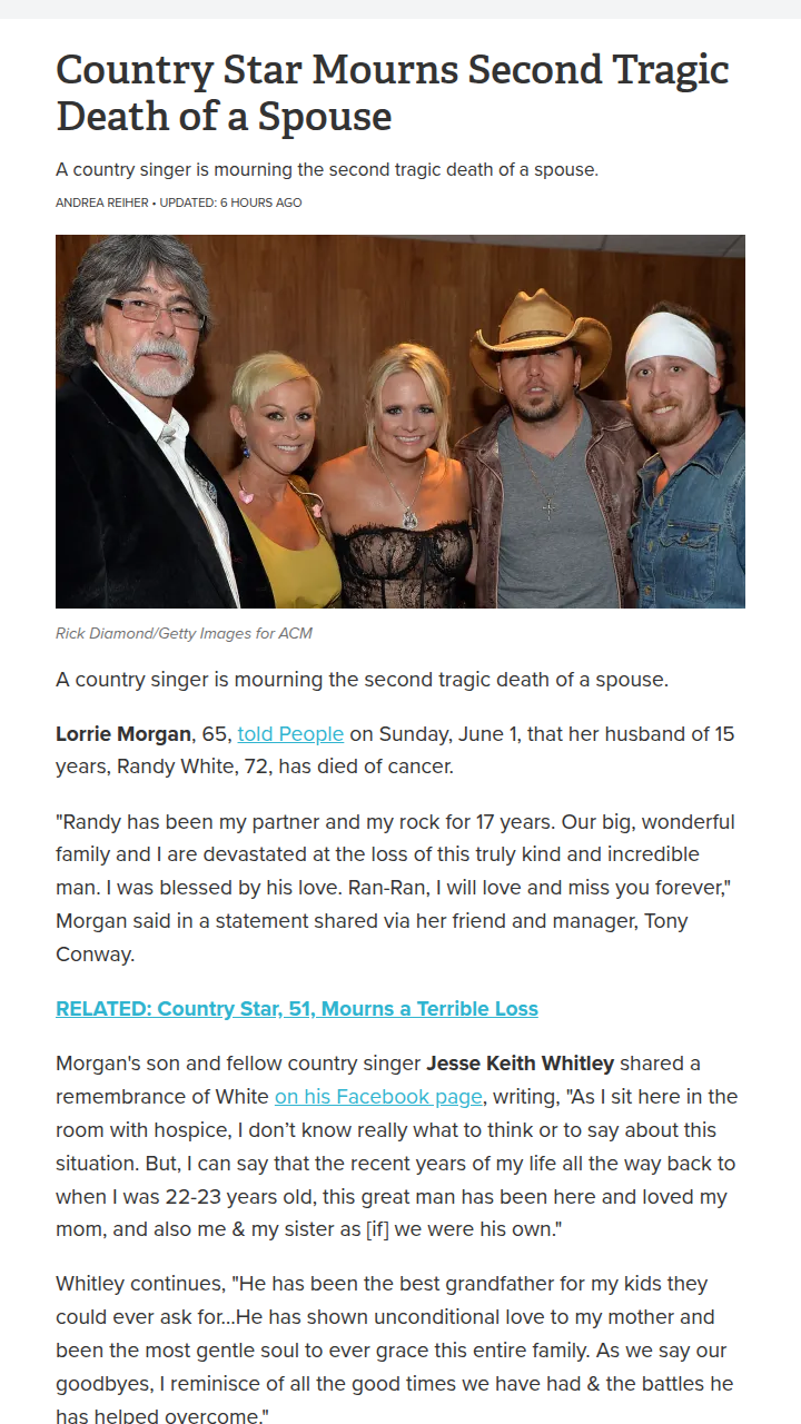 Lorrie Morgan Faces Heartbreak Again 💔
