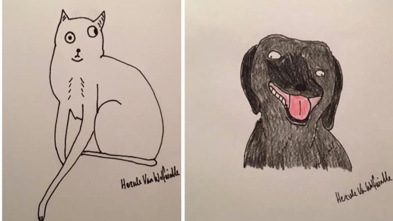 Let Me Sketch Your Pets—Badly, But With Love