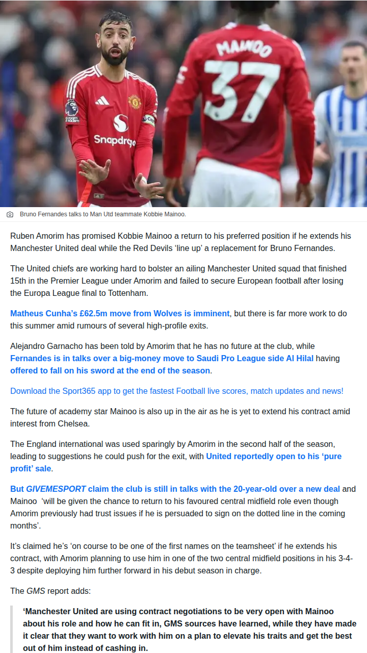 Mainoo’s Future: Key to United’s Midfield?