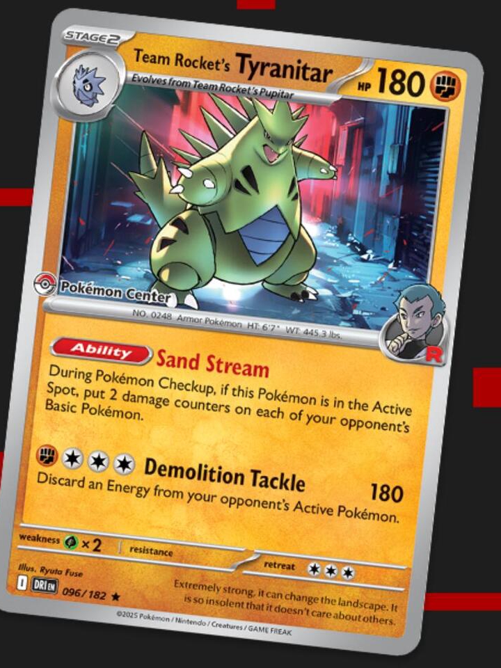 Team Rocket Tyranitar Promo Up for Grabs!