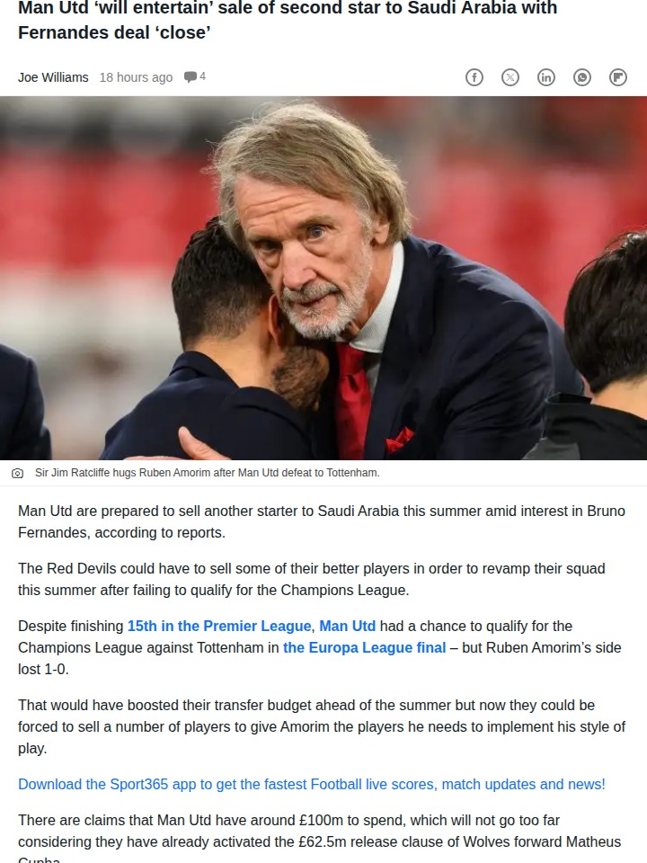 Bruno Exit Looms? Red Devils’ Big Gamble