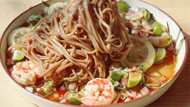 perfect for summer,Spicy and tangy Thai noodles 🍜🧊
