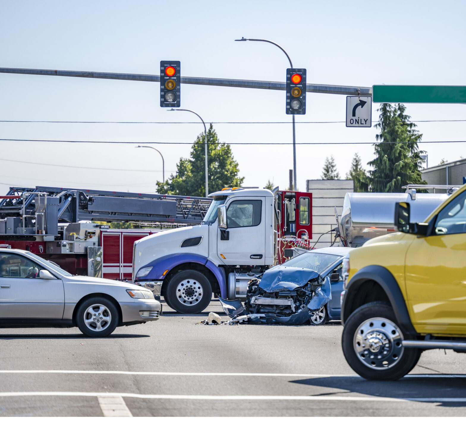Rear-Ended at a Red Light: My First Car Accident Experience