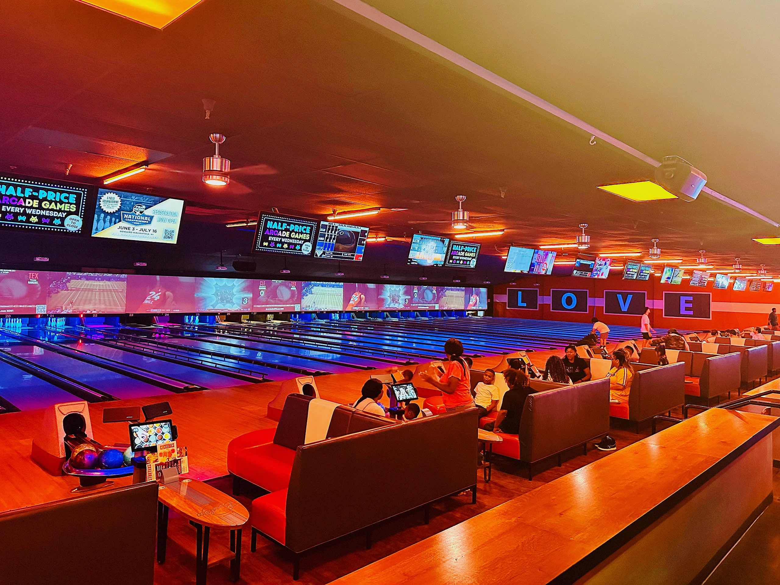 Bowling Alley By The Sea for kid’s birthday