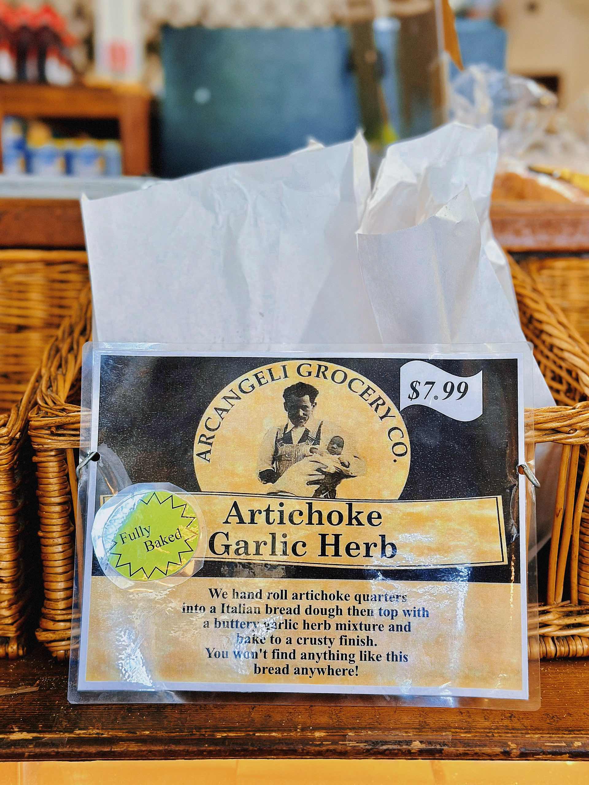 Arcangeli Grocery - The One and Only Artichoke Bread!