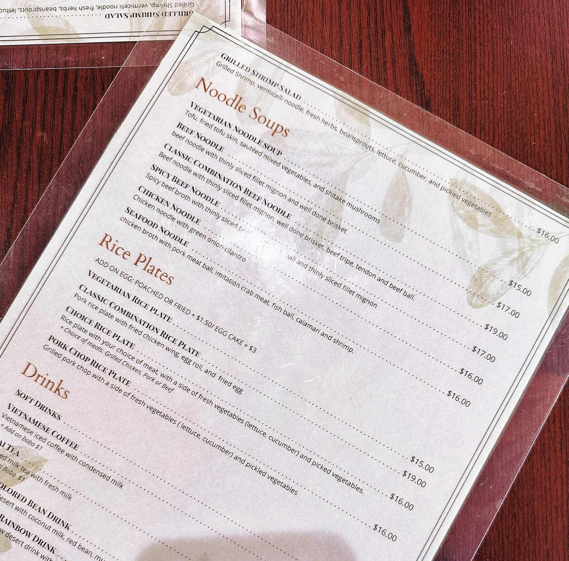 Monsoon• The Vietnamese Pho Place that Uses Filet Mignon