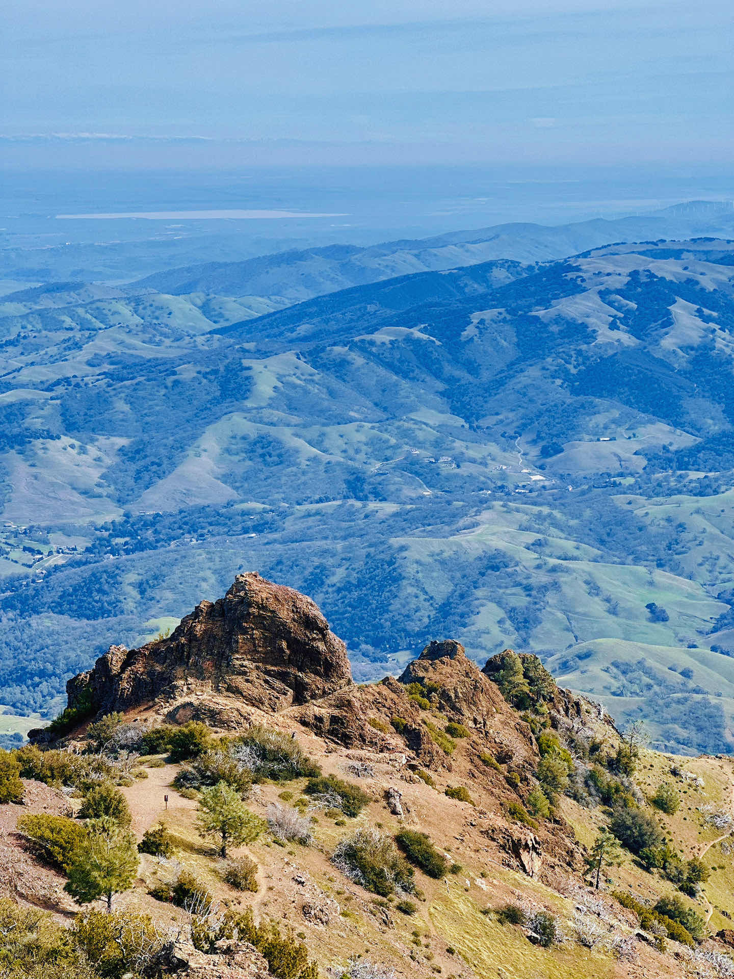 Walnut Creek Trip • Climbing Mount Diablo Beacon