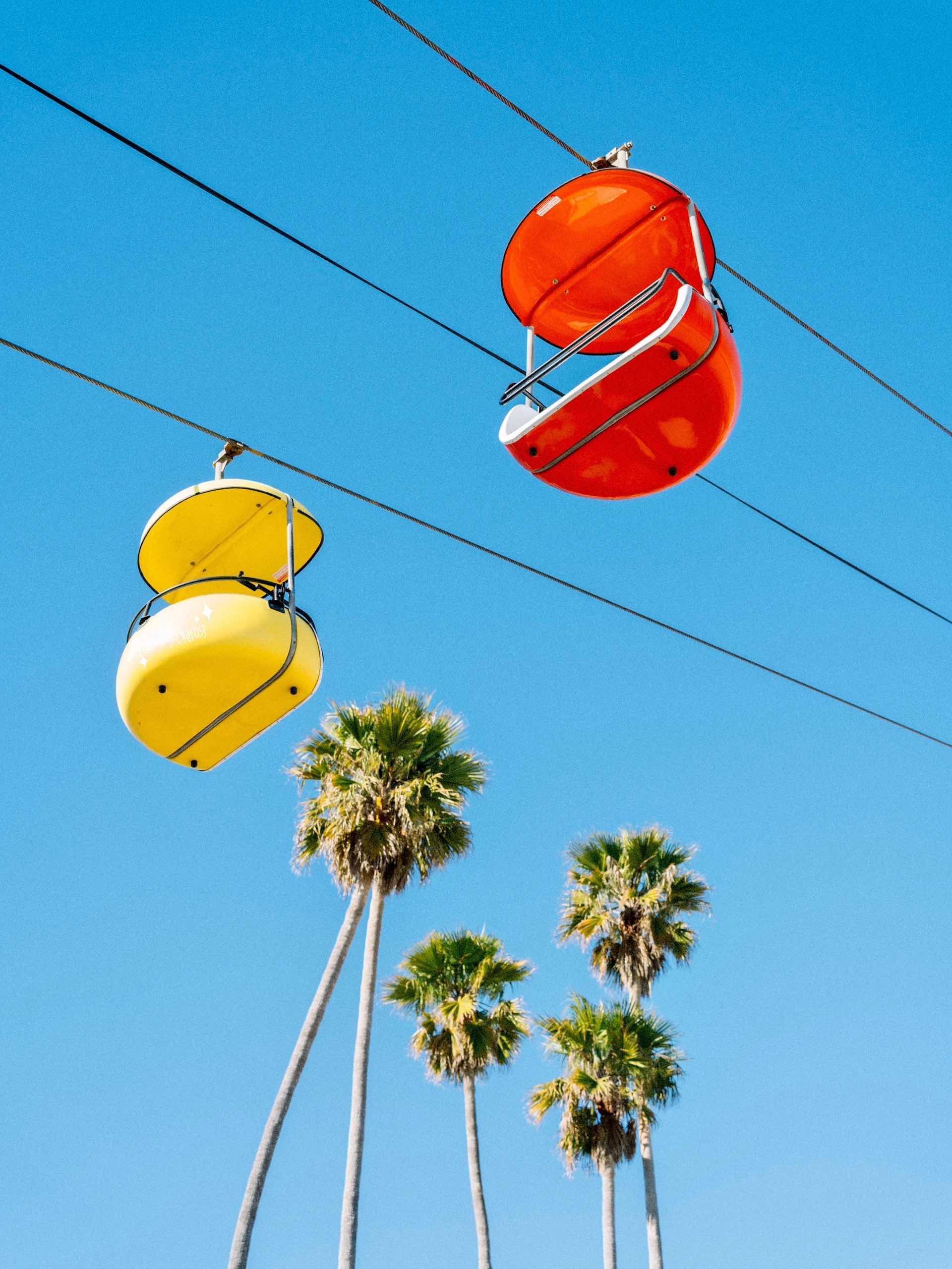 Macaron-colored Santa Cruz🎠 beachside amusement park in Cali