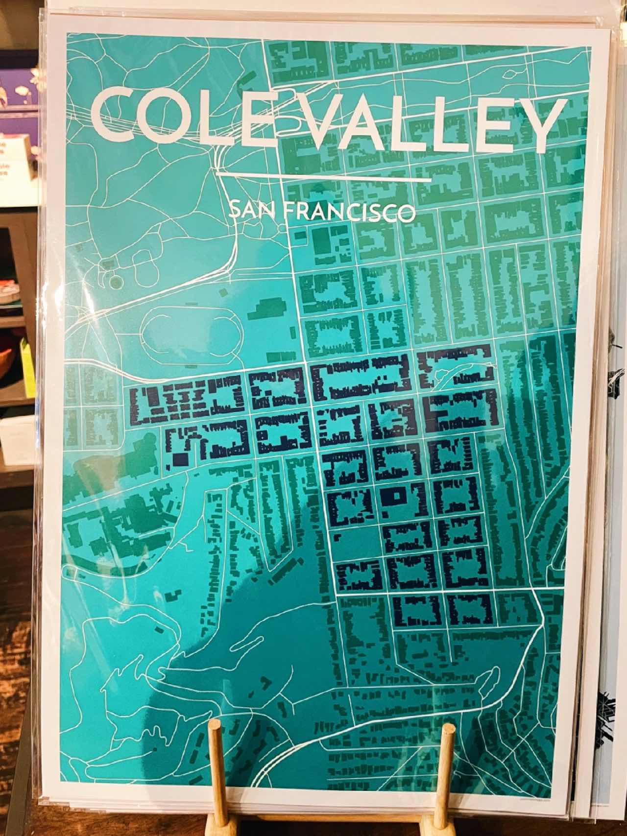 San Francisco | Check out this Walking Map of Cole Valley vol.1