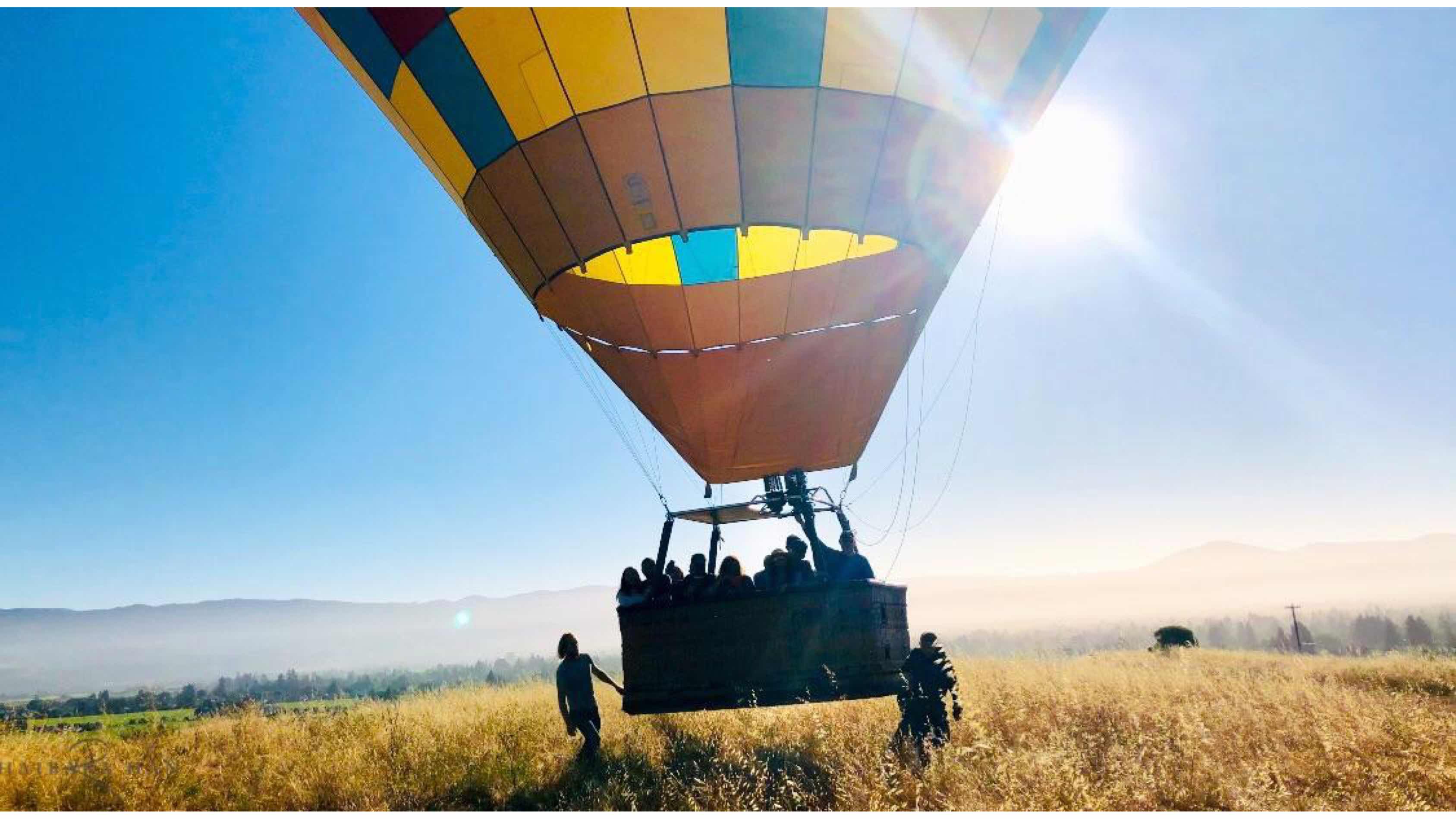 Weekend in the Bay Area | Napa Hot Air Balloon Trip 🎈 🎈Sunrise