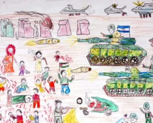 "A Child’s View from Gaza" art exhibition in Oakland