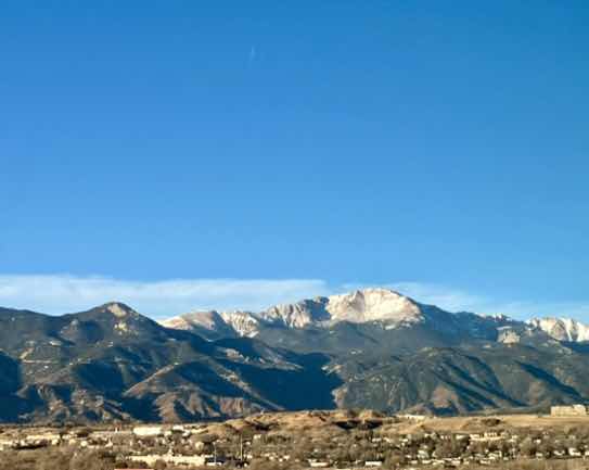 Mountain range, front range