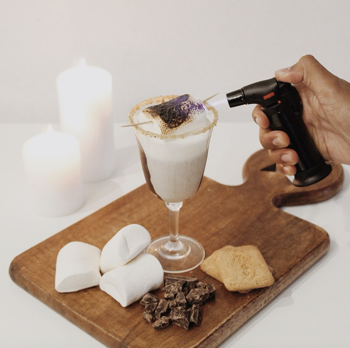 How to make S’mores martini 🍹anyone?😉
