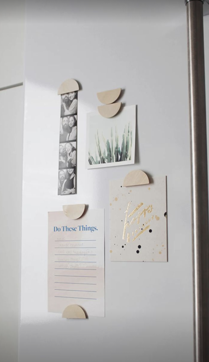 DIY half moon magnets🌙
