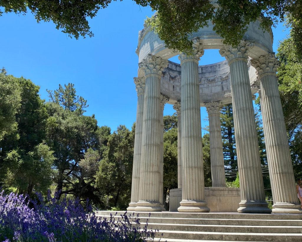 Pulgas Water Temple, a tranquil monument in the countryside of Redwood City