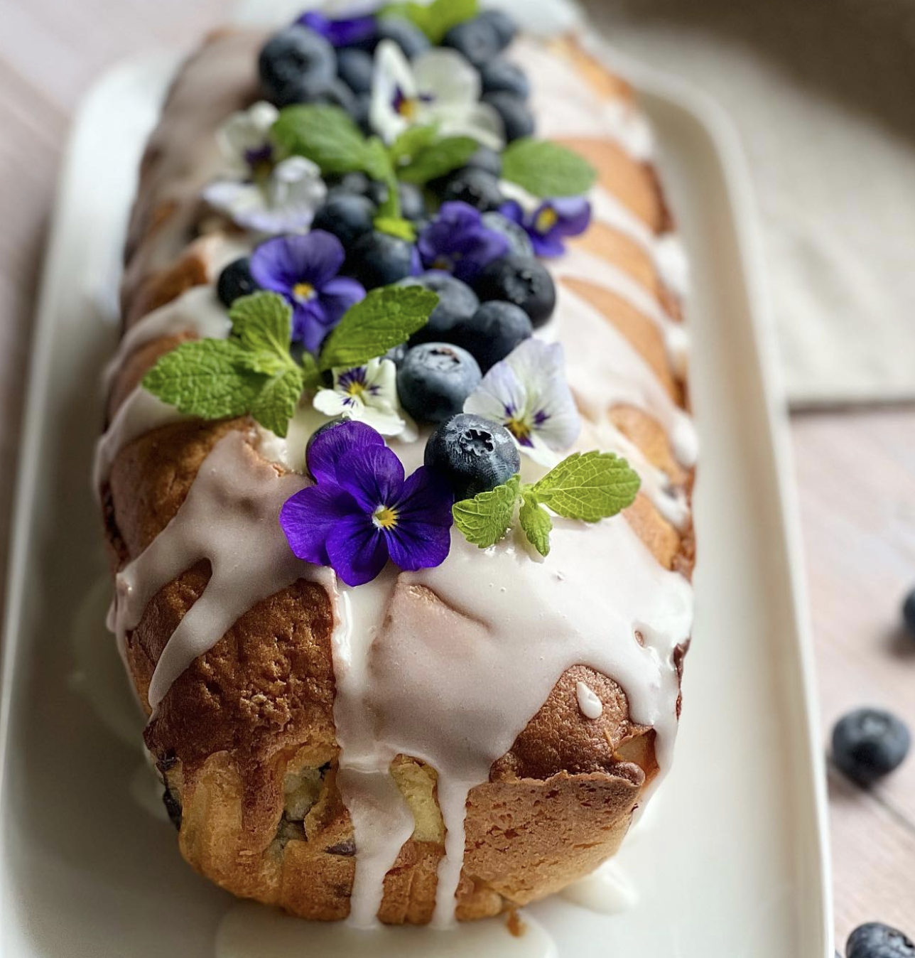Berrylicious Blueberry Cake 🫐🍰

